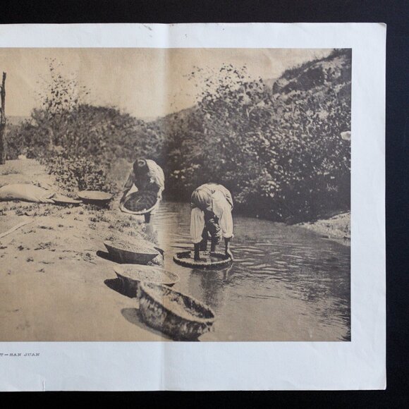 WASHING WHEAT — SAN JUAN #64 Edward Sheriff Curtis Print - Picture 10 of 15
